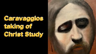 Studying Caravaggio’s Painting Technique  Timelapse portrait [upl. by Erena207]