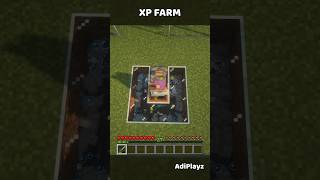 Easy Silverfish XP Farm 😃💀 Minecraft Builds minecraft gaming shorts youtubeshorts [upl. by Kathy]