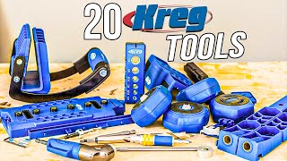 20 New Amazing Kreg Tools for Woodworking [upl. by Hanny]