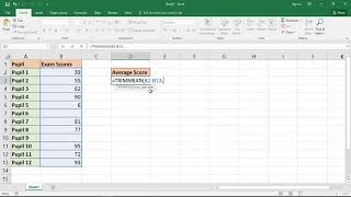 Excel Formula  Average Excluding Outliers in a Range [upl. by Sirrom]