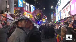 Happy New Year Everyone  2024  New York Time Square Ball Drop [upl. by Nezam]