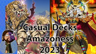 Casual Series  Amazoness Deck List 2023 [upl. by Hatokad967]