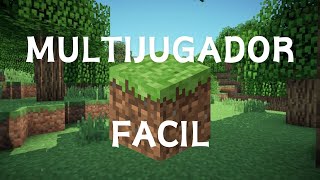 ¡Como Jugar MULTIJUGADOR en MINECRAFT  FACIL y SENCILLO [upl. by Goodspeed]