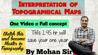 Interpretation of Topographical Maps । ICSE Board Class 10 Topography  Toposheet [upl. by Yadrahc141]