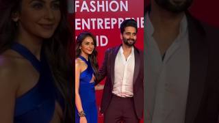 Rakul pareet Singh with her husband Jacky baghnani spotted at event 😱bollywood viralvideo shorts [upl. by Hellman]