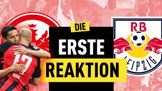 22 gegen Leipzig Eintracht Frankfurt träumt von der Champions League  Bundesliga Reaktion [upl. by Suckow]