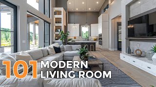 101 Modern Living Room Interior Design Trends You Need to Know [upl. by Garvey591]