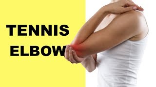 Tennis Elbow Tendonitis Exercises Lateral Epicondylitis and Rounded Shoulders [upl. by Nawuq]