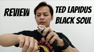 Review Ted Lapidus Black Soul [upl. by Enilauqcaj]