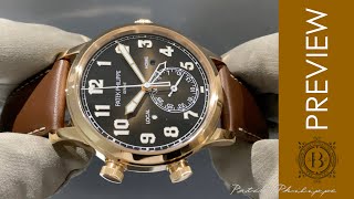 Patek Philippe Calatrava Pilot Travel Time 5524R001 Watch [upl. by Desmund]