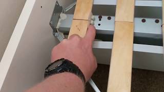 DIY IKEA Brimnes Bed Silencing the squeeks [upl. by Yra]