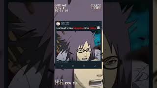 Moment when Seugetsu hits Obito ☠️ anime naruto [upl. by Aihsein]