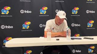 Lance Leipold discusses KU’s loss to ASU [upl. by Ralleigh]