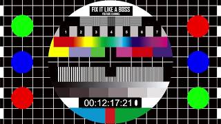 🔝 4K Test pattern UHD 2160p  30 min Test Card Calibration Video TV test video 4k [upl. by Ynnam]