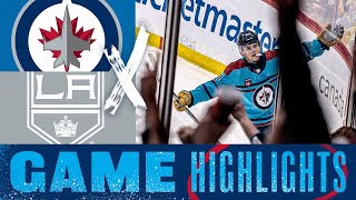 Winnipeg Jets vs Los Angeles Kings  Game Highlights [upl. by Angadreme]