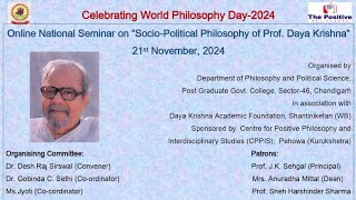 National Seminar SocioPolitical Philosophy of Prof Daya Krishna। DKAF। Shantiniketan WB [upl. by Anirav]