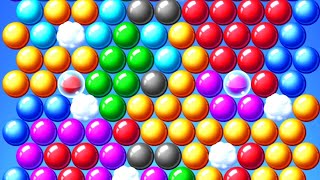 Bubble shooter game🎮 part143 bubble shooting [upl. by Eirena]