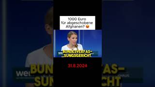 warum 1000€ für Afghanische Schwerverbrecherdieampelmußweg afd grünneindanke narichten [upl. by Htilil]