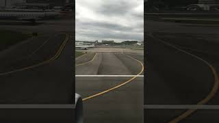 Plane Touching Down amp Engine roar ASMR Shorts [upl. by Clarance]