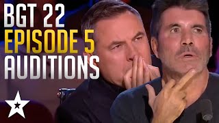 BRITAINS GOT TALENT 2022 Week 5 Episode 5 ALL AUDITIONS With Simon Cowell David Walliams amp MORE [upl. by Perni469]