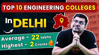 Top 10 Engineering Colleges in Delhi  2 Crore Placement😱😱  Harsh sir VedantuMath [upl. by Cordula]