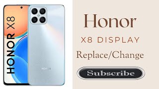 honor X8 display replacement 2024 [upl. by Aketahs]