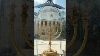 The Temple menorah in the Jewish Quarter in the Old City of Jerusalem  Israel 2024 [upl. by Yhtorod838]