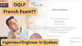 French Exam for Professional Orders in Québec  Office Québecois de la Langue Française  OQLF ing [upl. by Beverly]