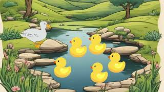 Five Little Ducks  Nursery Rhyme with Lyrics [upl. by Merete107]