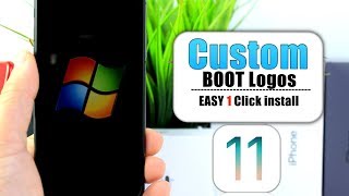 Get Custom Boot Logos on iPhone No Jailbreak iOS 1112  Easy one Click install [upl. by Perl274]