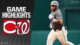 Reds vs Nationals Game Highlights 72024  MLB Highlights [upl. by Rillings]