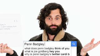 Penn Badgley Answers the Webs Most Searched Questions  WIRED [upl. by Anaynek]