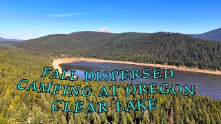 Ultimate Fall Camping Adventure Dispersed Camping At Clear Lake Oregon [upl. by Cosma72]