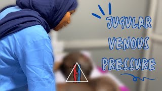 How To Examine and Measure The JVP Jugular Venous Pressure [upl. by Aker]