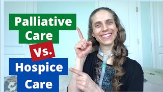 Palliative Care Versus Hospice Care Similarities amp Differences Life with a Vent [upl. by Aratal]