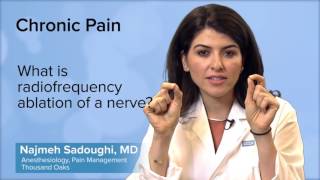 What is radiofrequency ablation of a nerve  Najmeh Sadoughi MD  UCLA Pain Center [upl. by Anhsirk454]