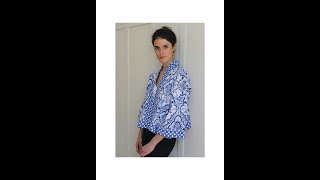 Lined Kimono Jacket Sewing Tutorial  Atelier Joy [upl. by Kabab]