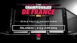 CHAMPIONNATS DE FRANCE MMA 2024 FMMAF  CAGE 1  JOUR 1 [upl. by Aimat]