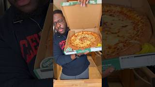 NEW calzone Stuffed Crust Pizza from Papa John’s foodreview foodie shorts [upl. by Ahsyekal649]