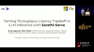 OSDI 24  Taming ThroughputLatency Tradeoff in LLM Inference with SarathiServe [upl. by Veta]