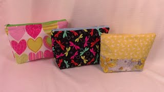 Beginners Cosmetic Bag  The Sewing Room Channel [upl. by Cinnamon]