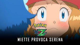 Pokémon XYZ  Miette Provoca Serena  PTPT [upl. by Derdle]