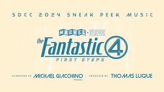 Marvel Studios The Fantastic Four First Steps Official SDCC Trailer Music [upl. by Remington]