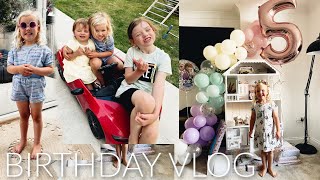 BIRTHDAY VLOG  PRESENT OPENING amp PRINCESS PARTY  MAEVE TURNS 5 [upl. by Eseila]