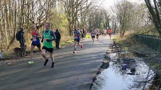 Trafford 10k 2024  60m from the finish  winner to 42mins [upl. by Lowenstein]