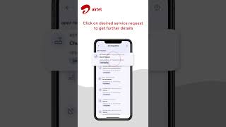 How to track service requests via Airtel Thanks App [upl. by Minsk]