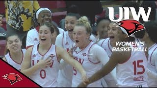 UIW WBB🏀 Highlights vs NICHOLLS [upl. by Ennovahs]