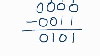 How to subtract binary numbers [upl. by Tiffy529]