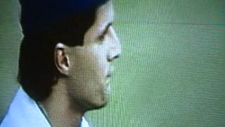 SlowMotion Jose Canseco Getting Hit In Head With Ball Bouncing Over Wall [upl. by Ilecara]