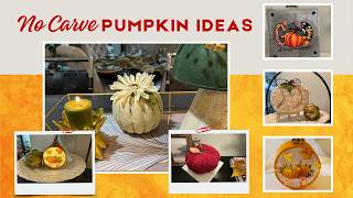 No Carve Pumpkin Decorating Ideas You Can Do For Under 5 FallDIY [upl. by Farny]